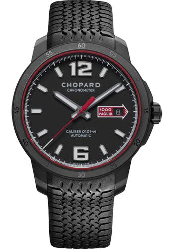 Chopard Mille Miglia GTS Automatic Speed Black Watch Steel Case Matte Black Dial Black Strap 168565-3002