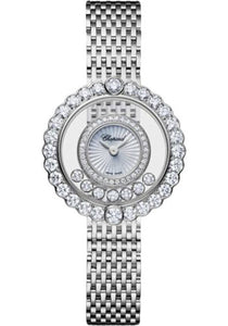 Chopard Happy Diamonds Icons Watch 30.30 mm White Gold Diamond Case Mother Of Pearl Dial 204180-1201