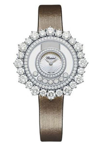 Chopard Happy Diamonds Joaillerie Watch 36.30 mm White Gold Diamond Case Guilloché Mother Of Pearl Dial 209436-1002