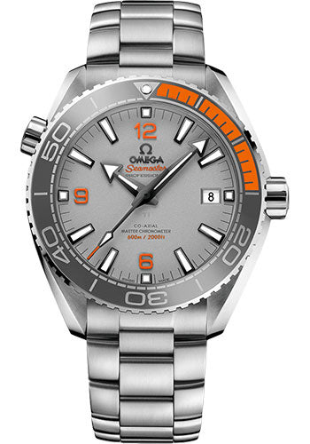 Omega Seamaster Planet Ocean 600 M Co Axial Master Chronometer Watch 43.5 mm Titanium Case Unidirectional Grey Ceramic Bezel 215.90.44.21.99.001