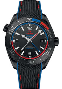 Omega Seamaster Planet Ocean 600M Co Axial Master Chronometer GMT ETNZ Deep Black Watch 215.92.46.22.01.004