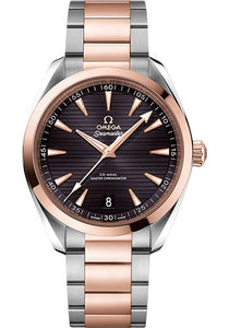 Omega Aqua Terra 150M Co Axial Master Chronometer Watch 41 mm Steel And Sedna Gold Case Grey Dial Brushed And Polished Steel And Sedna Gold Bracelet 220.20.41.21.06.001