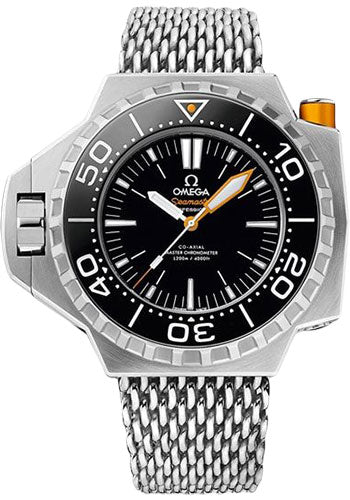 Omega Seamaster Ploprof 1200M Co Axial Master Chronometer Watch 55 x 48 mm Titanium Case Bi-Directional Bezel Black Dial An Additional Black Rubber Strap  227.90.55.21.01.001