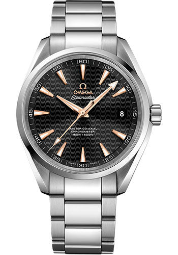 Omega Seamaster Aqua Terra 150M Omega Master Co-Axial 41.5 mm Steel Case Lacquered Black Dial 231.10.42.21.01.006