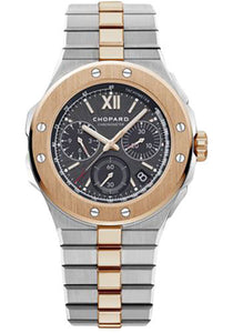 Chopard Alpine Eagle XL Chrono Watch 44.00 mm Rose Gold And Steel Case Absolute Black Dial 298609-6001