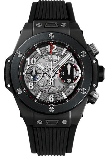 Hublot Big Bang Unico Black Magic 42mm Watch Black Skeleton Dial 441.CI.1170.RX