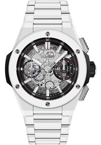 Hublot Big Bang Integral White Ceramic Watch 42 mm Grey Skeleton Dial 451.HX.1123.HX