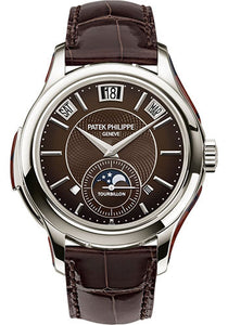 Patek Philippe Tourbillon Minute Repeater Perpetual Calendar Watch Platinum Case Brown Dial 5207/700P-001