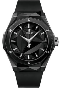 Hublot Classic Fusion Orlinski Black Magic Watch 40 mm Black Ceramic Dial Black Smooth Rubber Strap 550.CS.1800.RX.ORL21