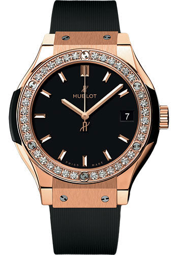 Hublot Classic Fusion King Gold Diamonds Watch  581.OX.1181.RX.1104