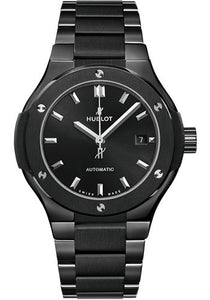 Hublot Classic Fusion Black Magic Bracelet Watch 33 mm Black Dial 585.CM.1470.CM