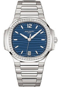 Patek Philippe Nautilus Ladies Automatic Steel Blue Opaline Dial 7118/1200A-001