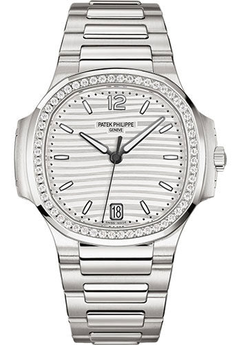 Patek Philippe Nautilus Ladies Automatic  Steel Silvery Opaline Dial 7118/1200A-010