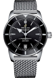 Breitling Superocean Héritage II B20 Automatic 42 Watch Steel Case Black Dial Steel Ocean Classic Bracelet AB2010121B1A1