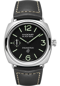 Panerai Radiomir Black Seal Logo 45mm Polished Steel  PAM00754