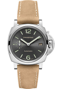 Panerai Luminor Due 38mm Polished Steel Sun-Brushed Anthracite Dial  PAM00755