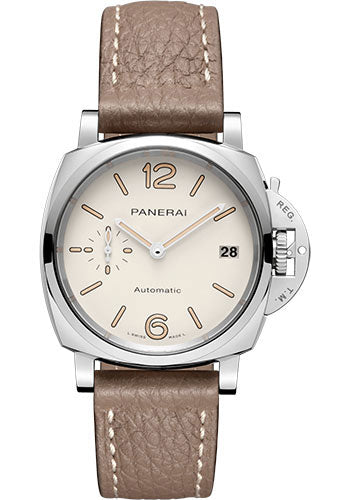 Panerai Luminor Due 38mm Polished Steel White Dial PAM01043