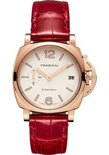 Panerai Luminor Due 38mm Polished Goldtech White Dial  PAM01045