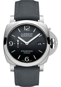 Panerai Luminor Marina eSteel Grigio Roccia 44mm Brushed Esteel Case Polished Grey Gradient Esteel Dial PAM01358