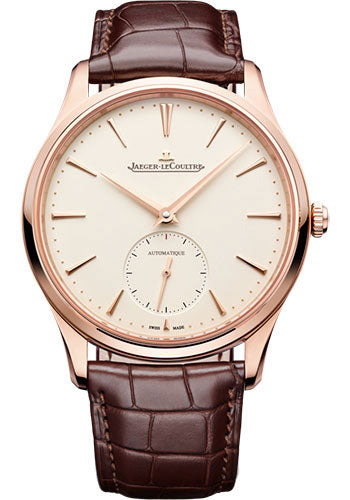 Jaeger-LeCoultre Master Ultra Thin Small Seconds Pink Gold Case Eggshell Beige Dial Q1212510