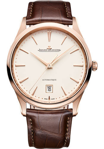 Jaeger-LeCoultre Master Ultra Thin Date Pink Gold Case Eggshell Beige Dial Q1232510