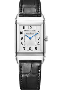 Jaeger-LeCoultre Reverso Classic Medium Thin Stainless Steel Case Silvered Grey Dial Black Alligator Strap Q2548440