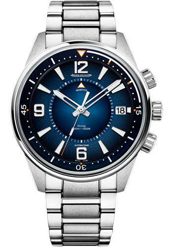 Jaeger-LeCoultre Polaris Mariner Memovox Stainless Steel Case Blue Dial Bracelet Q9038180